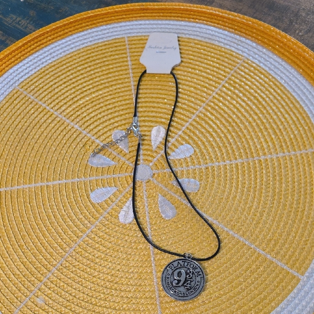 Warner Bros. Harry Potter Silver Platform 9 3/4 Necklace